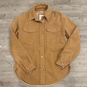 Abercrombie & Fitch Camel Shirt Jacket